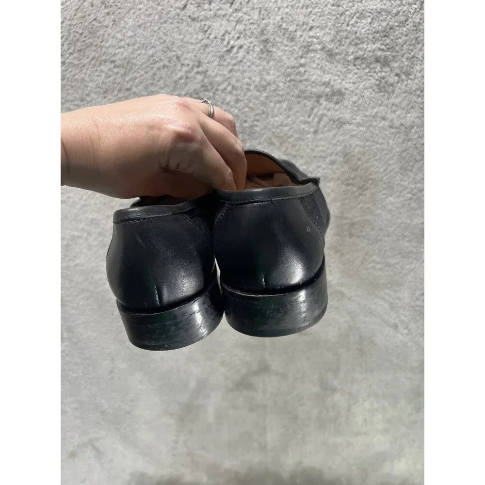 Vtg COACH Woman’s 8.5  Monogram Logo Black Vivian G2 Loafers Made In Italy GPOC - Picture 4 of 7
